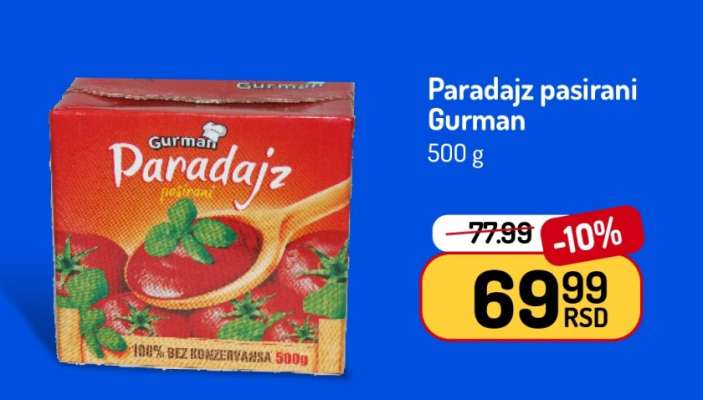 Paradajz pasirani Gurman