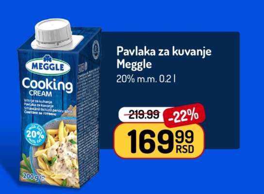 PAVLAKA ZA KUVANJE Meggle