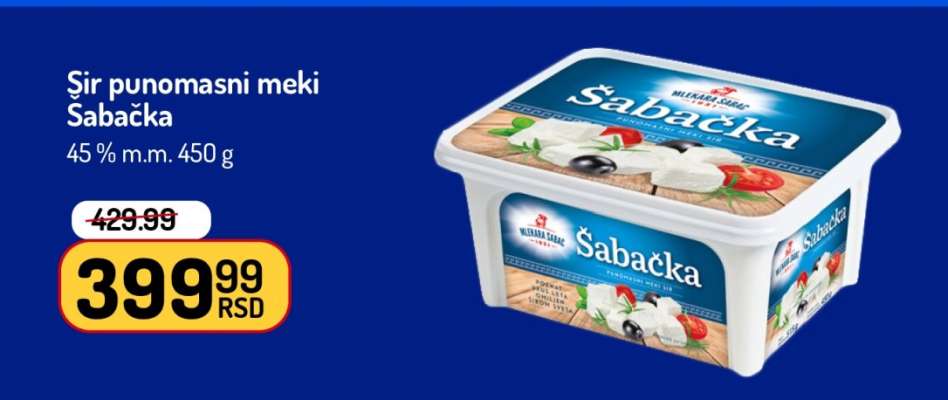 Sir punomasni meki Šabačka