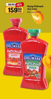 Kečap Polimark dve vrste