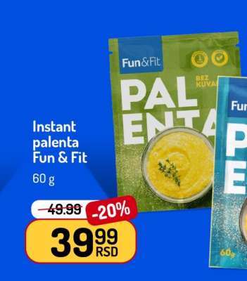 Instant palenta Fun & Fit