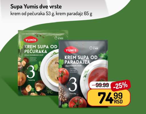 Supa Yumis dve vrste
