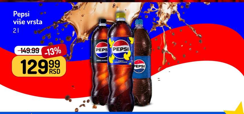 Pepsi više vrsta 2L