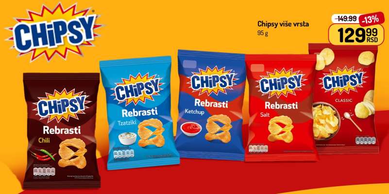 Chipsy više vrsta