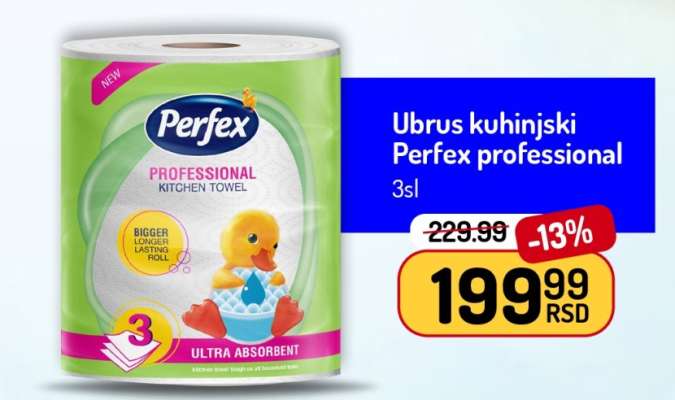 UBRUS KUHINJSKI PERFEX PROFESSIONAL 3sl