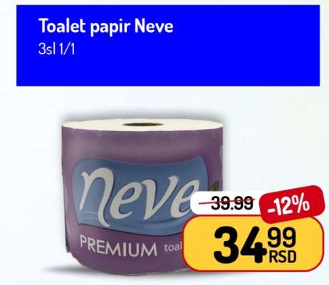 Toalet papir Neve