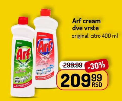 Arf cream dve vrste