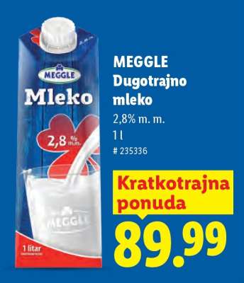 Meggle Dugotrajno mleko