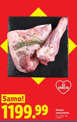 Domaća sveža jaretina