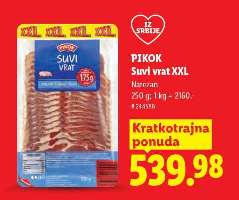 Pikok Suvi vrat XXL