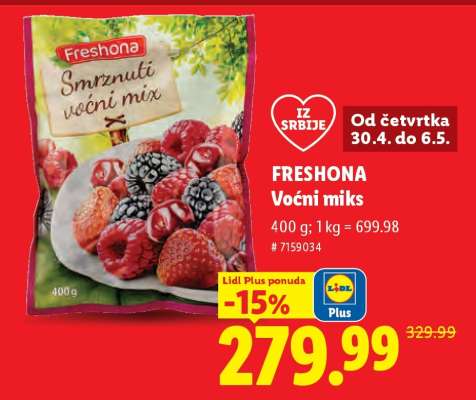 FRESHONA Voćni miks