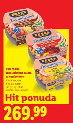 Rio Mare Insalatissime salata sa tunjevinom