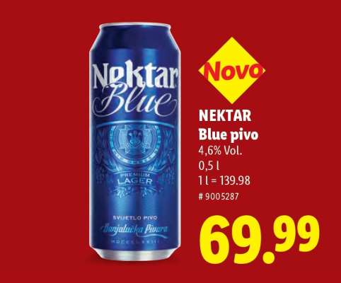 NEKTAR Blue pivo