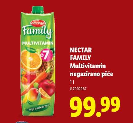 Nectar Family Multivitamin negazirano piće