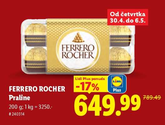 Ferrero Rocher praline