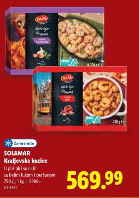 SOL&MAR Kraljevske kozice