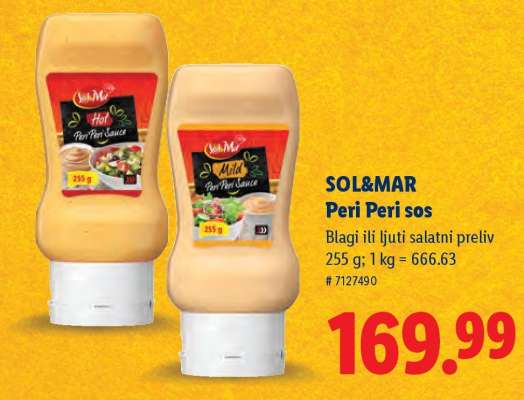 Sol&Mar Peri Peri sos