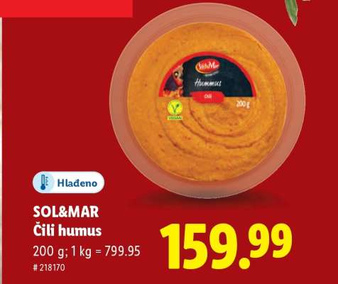 SOL&MAR Čili humus