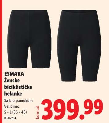 ESMARA Ženske biciklističke helanke