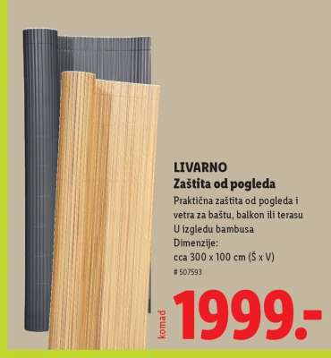LIVARNO Zaštita od pogleda