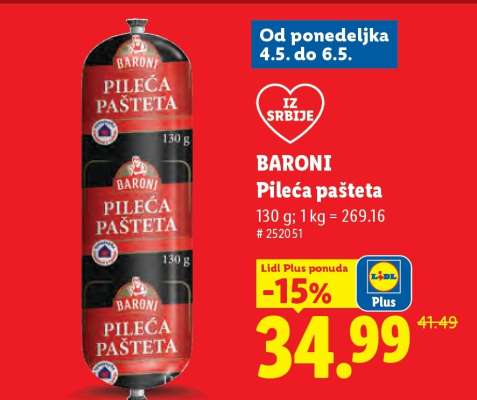 Baroni Pileća pašteta