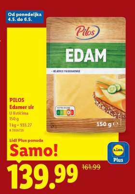 Pilos Edamer sir