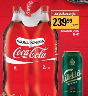 Coca Cola 2x1.5L