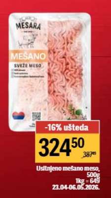 Usitnjeno mešano meso