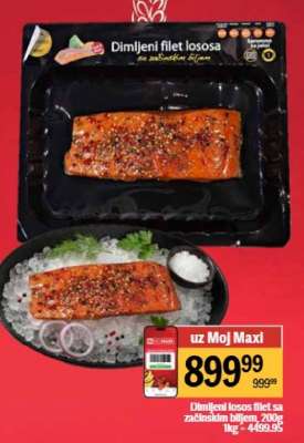 Dimljeni losos filet sa začinskim biljem