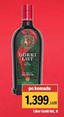 Liker Gorki list 1l