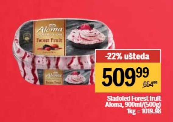 Sladoled Forest fruit Aloma, 900ml/(500g)