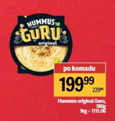 Hummus original Guru