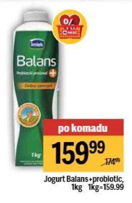 Jogurt Balans+ probiotic 1kg