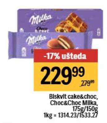 Biskvit cake&choc, Choc&Choc Milka