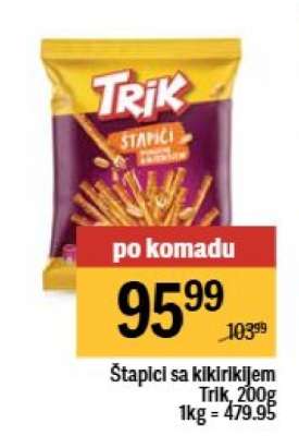 Štapići sa kikirikijem Trik 200g