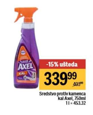 Sredstvo protiv kamenca kal Axel, 750ml