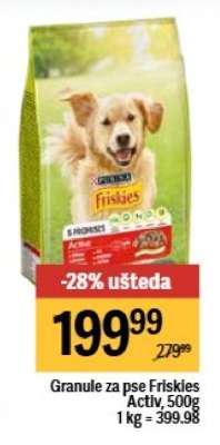 Granule za pse Friskies Activ, 500g