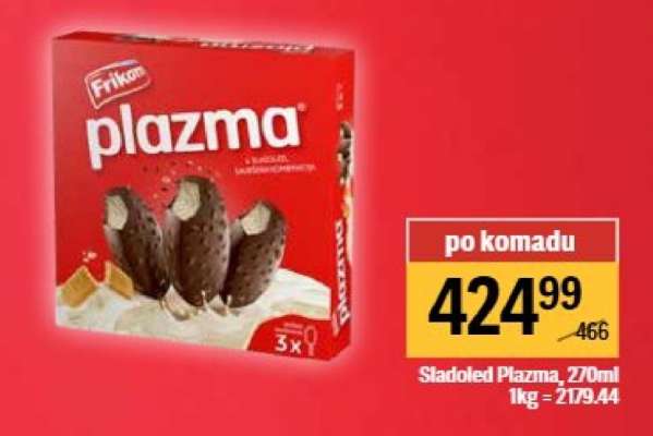 Sladoled Plazma, 270ml