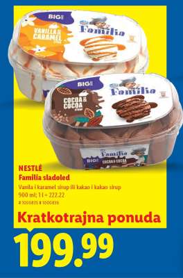 Nestlé Familia sladoled
