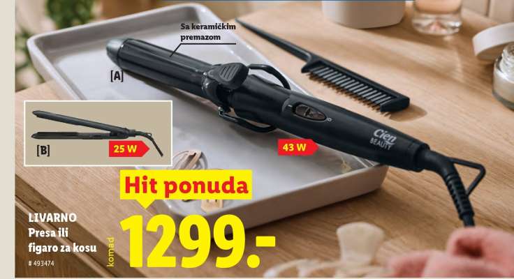 LIVARNO Presa ili figaro za kosu