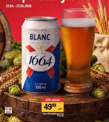 Pivo Kronenbourg 0.33l