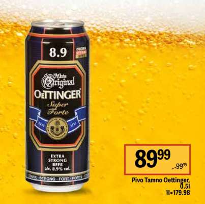 Pivo tamno Oettinger, 0,5l