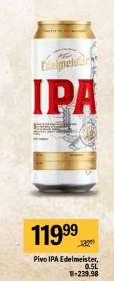 Pivo IPA Edelmeister, 0.5L
