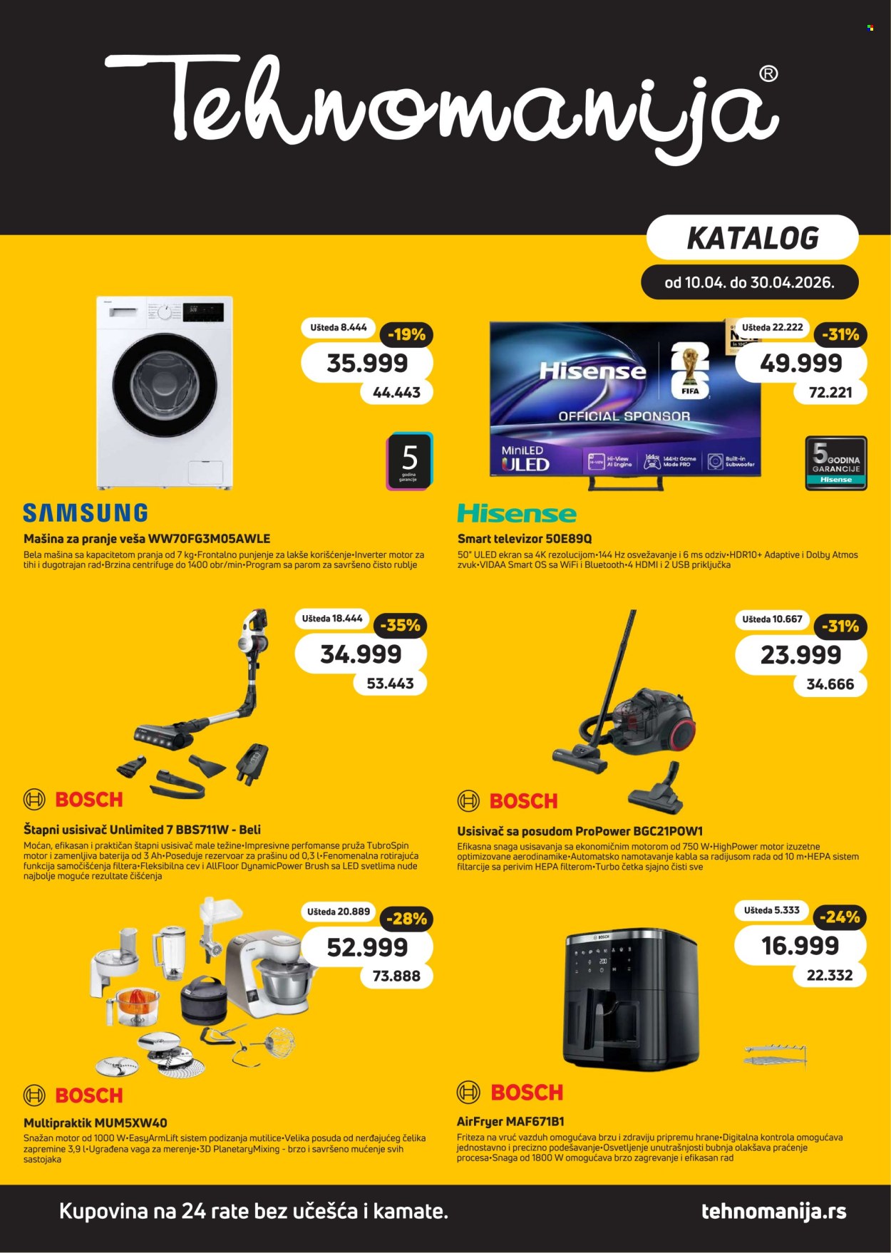 Tehnomanija katalog - 10.04.2026 - 30.04.2026. Stranica 1