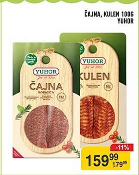 Čajna, Kulen 100g Yuhor