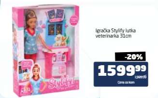 Igračka Stylify lutka veterinarska 31cm