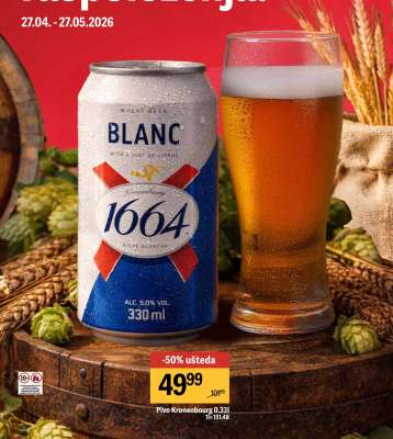 Pivo Kronenbourg 0.33l