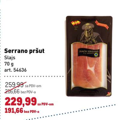 Serrano pršut