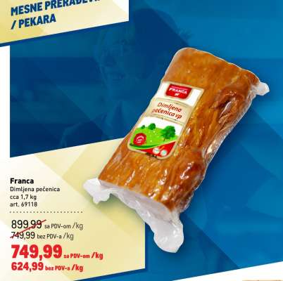 Franca Dimljena pečenica