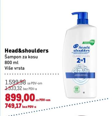 HEAD & SHOULDERS